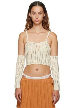 Isa Boulder Women's Cream and White Vest